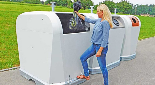 Above Ground Waste Container
