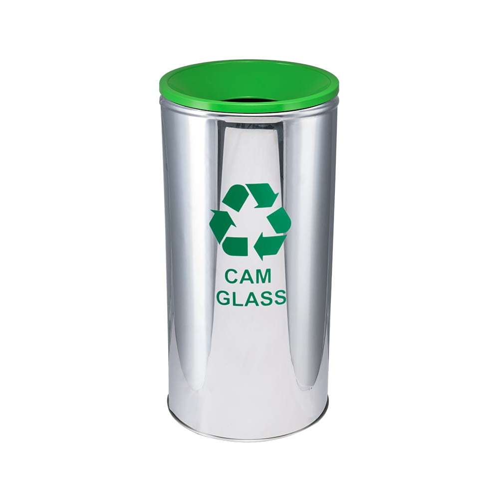 Paslanmaz Sıfır Atık Geri Dönüşüm Standı - 1006D