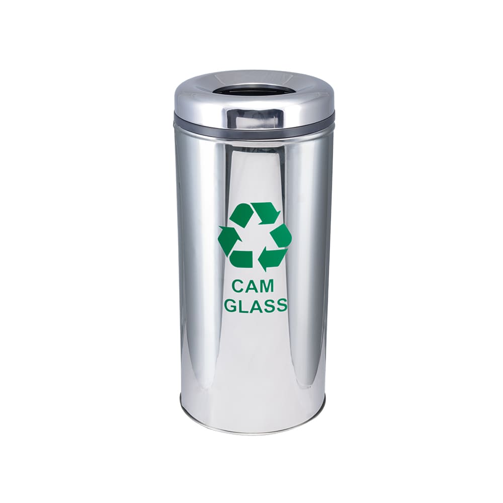 Paslanmaz Sıfır Atık Geri Dönüşüm Standı - 1004D