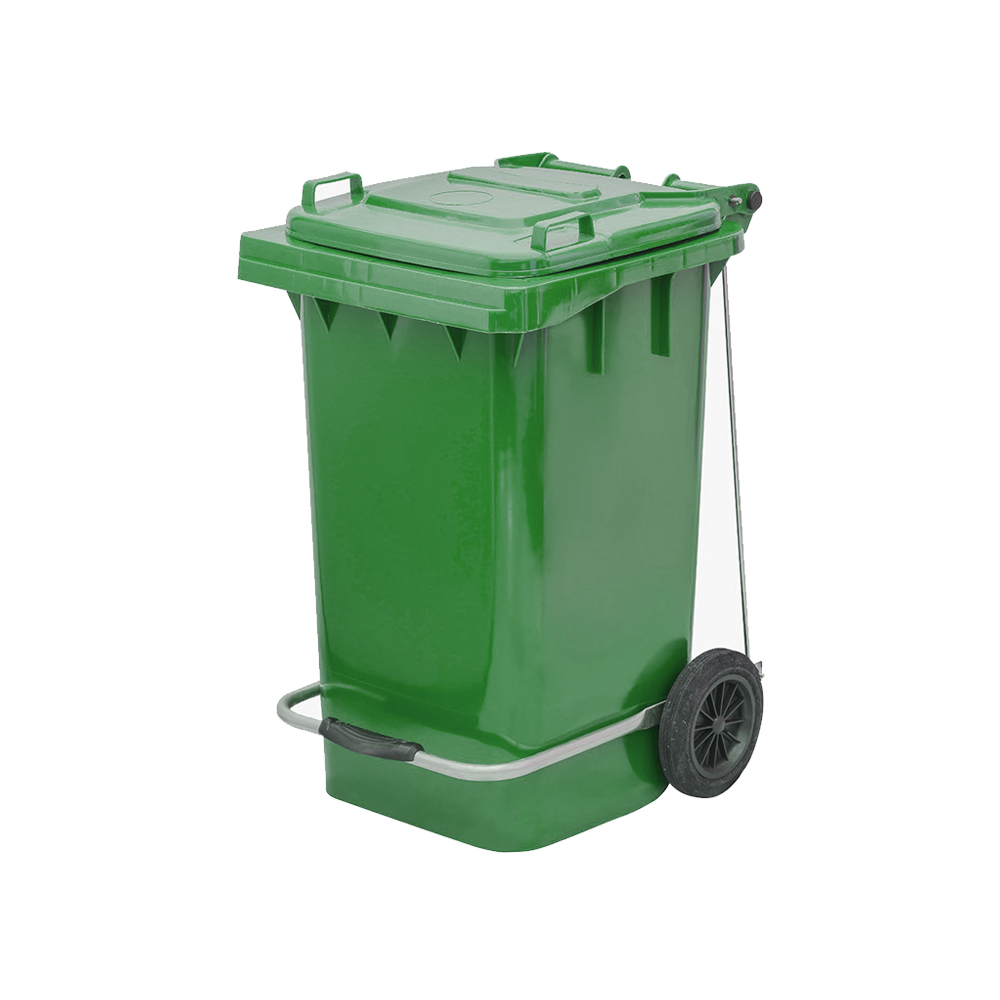 100 Litre Plastik Pedallı Çöp Konteyneri