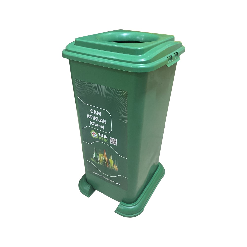 70 Litre Plastik Sıfır Atık Geri Dönüşüm Kovası