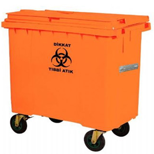 1100 Litre Tıbbi Atık Konteyneri